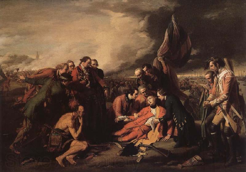 Benjamin West The death of general Wolf